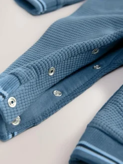 Baker by Ted Baker Textured Long Sleeve Romper^ Rompers & Overalls