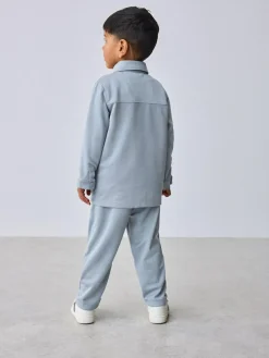 Baker by Ted Baker Textured Shacket, T-Shirt and Trousers Set^BOY Shirts