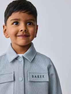 Baker by Ted Baker Textured Shacket, T-Shirt and Trousers Set^BOY Shirts