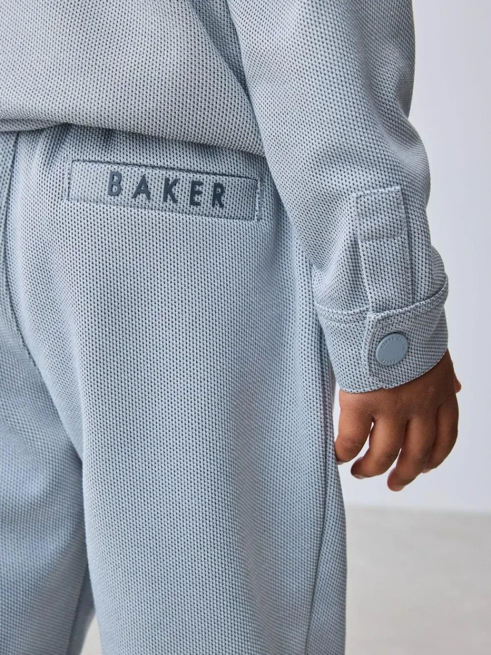 Baker by Ted Baker Textured Shacket, T-Shirt and Trousers Set^BOY Shirts