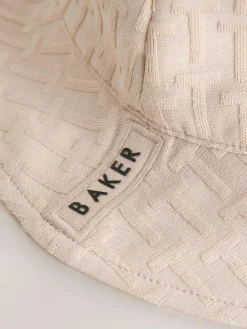 Best Baker by Ted Baker Textured Romper and Hat Set Stone