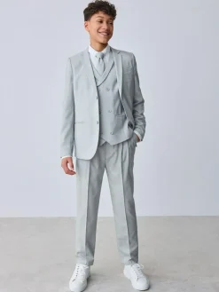 Discount Baker by Ted Baker Waistcoat, Shirt And Tie Set Grey