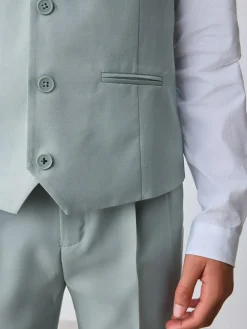 Baker by Ted Baker Waistcoat, Shirt And Tie Set Green