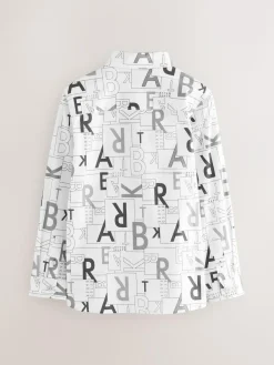 Baker by Ted Baker White Printed Shirt^BOY Shirts