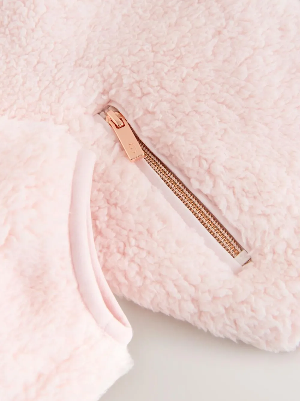 Baker by Ted Baker Zip-Through Hooded Borg Fleece Jacket^ Sweatshirts & Hoodies|Jackets & Coats