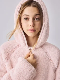 Baker by Ted Baker Zip-Through Hooded Borg Fleece Jacket^ Sweatshirts & Hoodies|Jackets & Coats