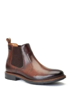 Base London Burnt Brown Bloom Pull On Chelsea Boots^ Boots|Boots