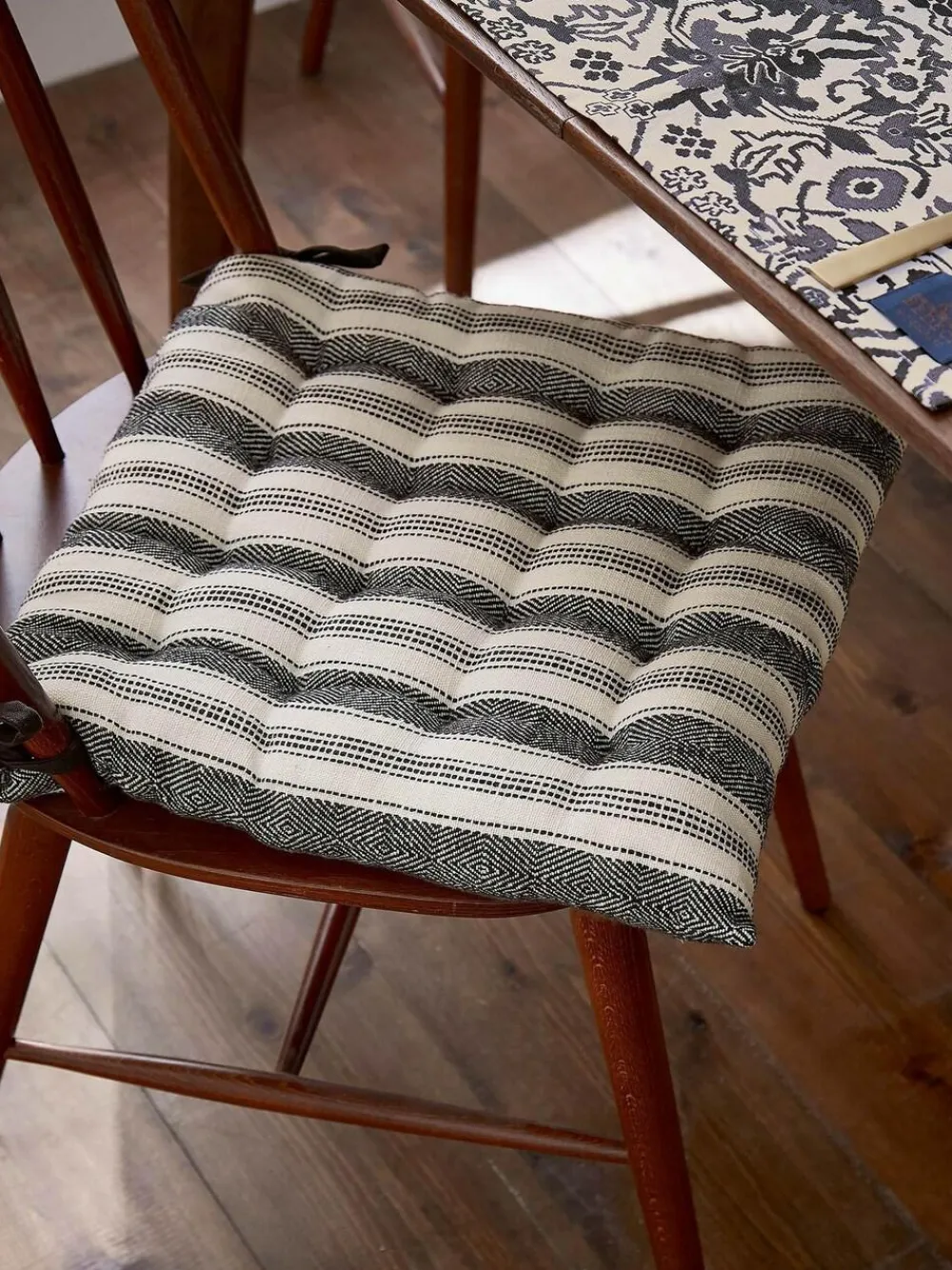 Bedeck of Belfast Saja Stripe Seat Pad^ Branded Kitchenware