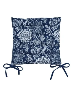 Best Bedeck of Belfast Saja Stripe Seat Pad Midnight Navy