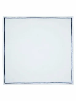 Bedeck of Belfast Set of 4 Saja 100% Cotton Napkins Midnight Navy