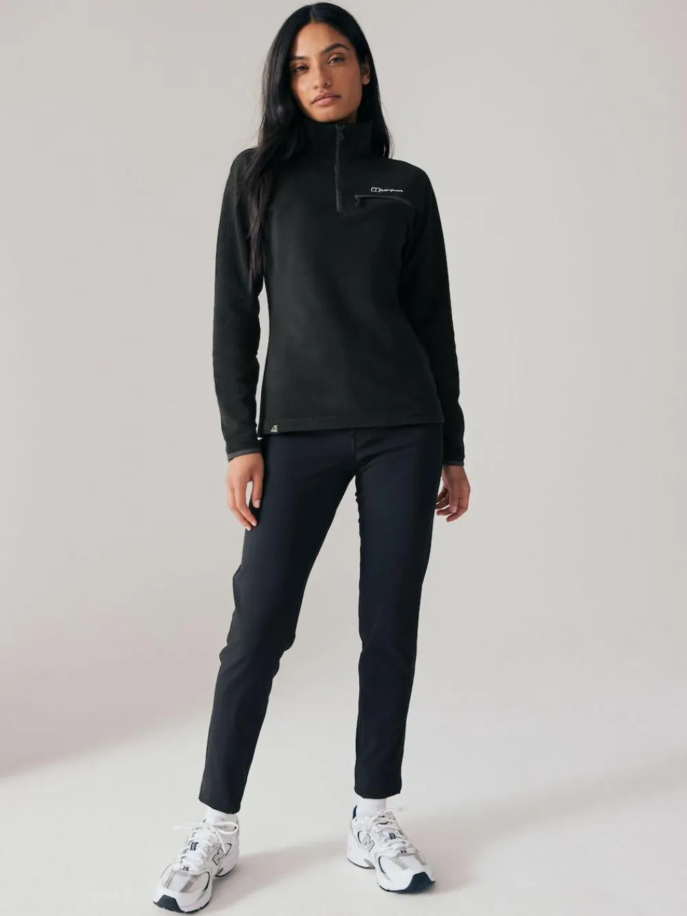New Berghaus Prism 2.0 Half Zip Fleece Black