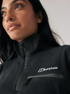 New Berghaus Prism 2.0 Half Zip Fleece Black