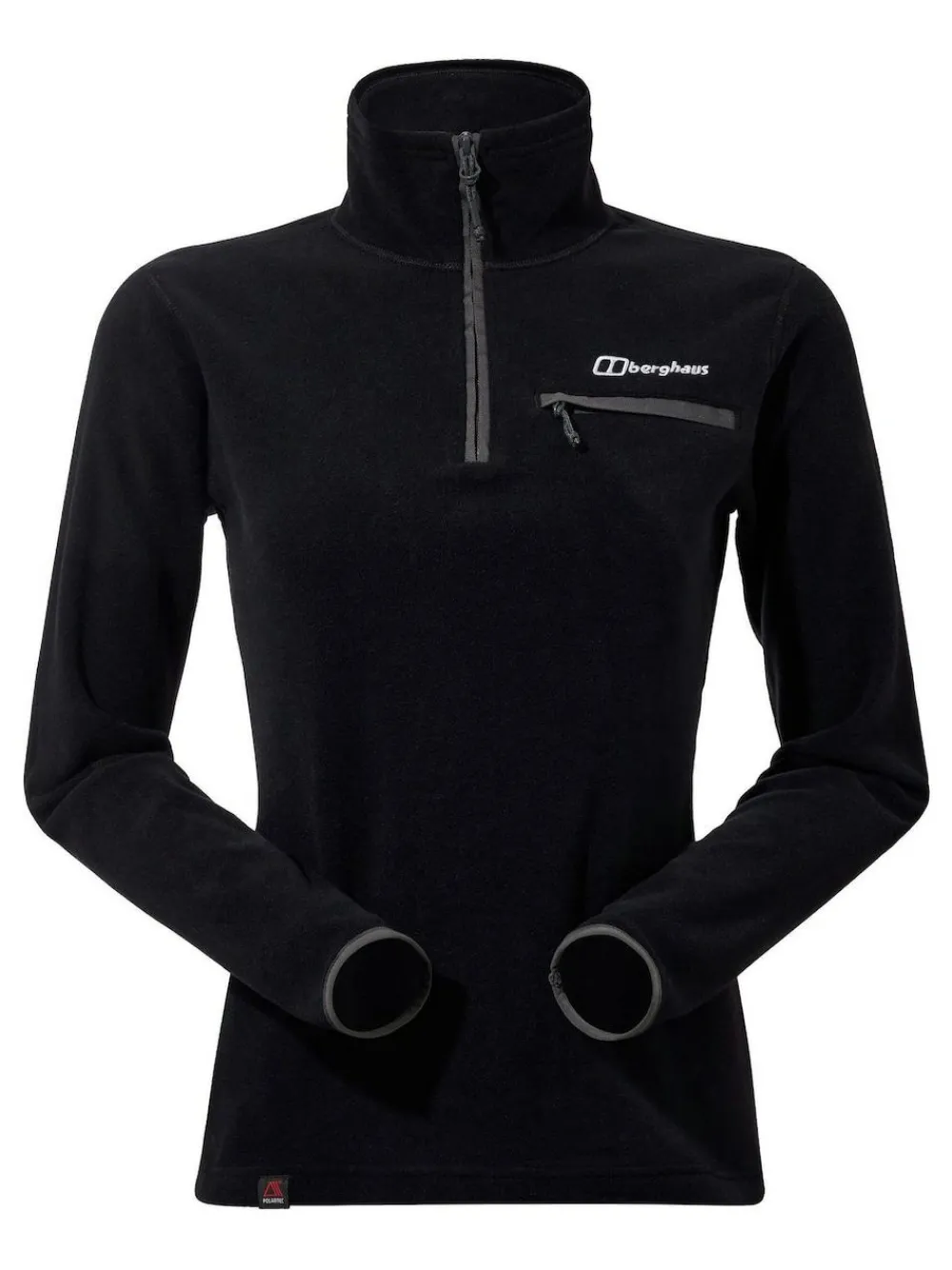 New Berghaus Prism 2.0 Half Zip Fleece Black