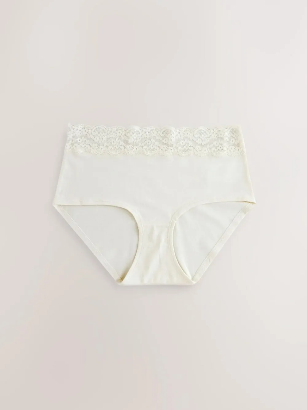 Clearance Next Midi Cotton Lace Knickers 4 Pack Berry Bow Print