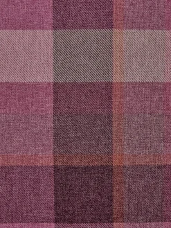 Next Berry Pink Brushed Check Eyelet Lined Curtains^ Curtains & Blinds