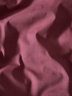 Best Next Berry Pink Cotton Rich Plain Duvet Cover and Pillowcase Set