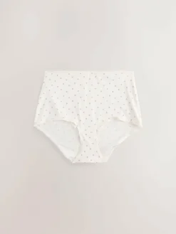 Next Berry Pink Full Brief Cotton Rich Knickers 5 Pack^Women Panties