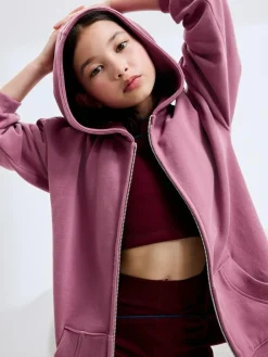 Next Berry Pink Zip Through Hoodie (3-16yrs)^ Sweatshirts & Hoodies