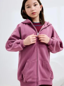 Next Berry Pink Zip Through Hoodie (3-16yrs)^ Sweatshirts & Hoodies