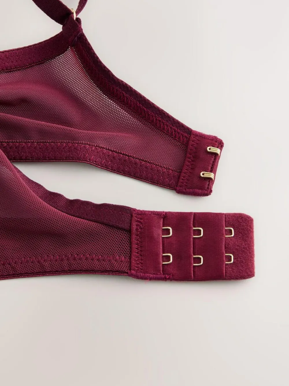 Next Berry Red Pad Balcony Premium Embroidery Bra^Women All Lingerie|Bras