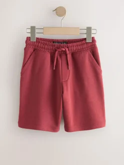 Next Berry Red Regular Fit Basic Shorts (3-16yrs)^BOY Shorts
