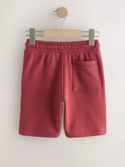 Next Berry Red Regular Fit Basic Shorts (3-16yrs)^BOY Shorts