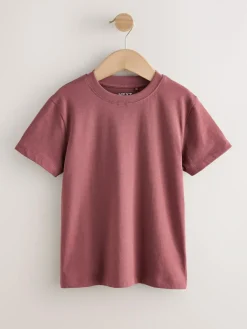 Next Berry Red Regular Fit Short Sleeve T-Shirt (3-16yrs)^BOY Tops