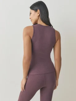 Discount Next Thermal Maximum Warmth Cosy Ribbed Vest Berry