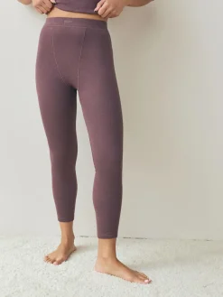 Next Thermal Maximum Warmth Cosy Ribbed Legging Berry