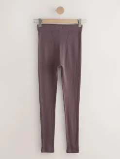 Next Thermal Maximum Warmth Cosy Ribbed Legging Berry