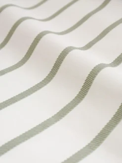 Sale Bianca Green Hampton Stripe Cotton Reversible Duvet Cover Set