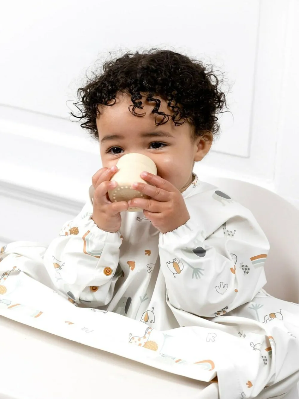 Bibado Fawn Coverall Weaning Bib