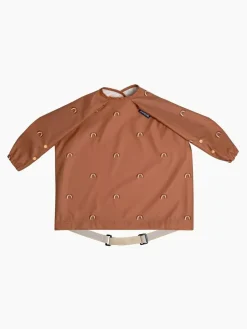 Sale Bibado Terracotta Coverall Weaning Bib - Chasing Rainbows Bibs