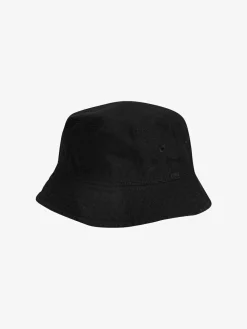 New Next 100% Cotton Canvas Bucket Hat (3mths-16yrs) Black