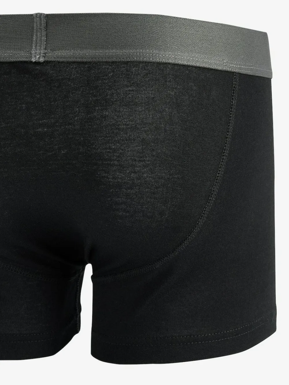 Online Next 10 pack A-Front Pure 100% Cotton Boxers Black