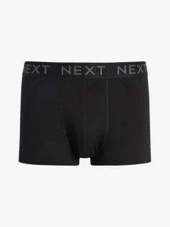 Next Black 10 pack Cotton Rich Blend Hipsters Boxers^ Underwear|Underwear