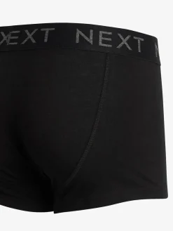 Next Black 10 pack Cotton Rich Blend Hipsters Boxers^ Underwear|Underwear