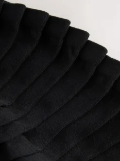 Outlet Next 10 Pack Cotton Rich Socks Black