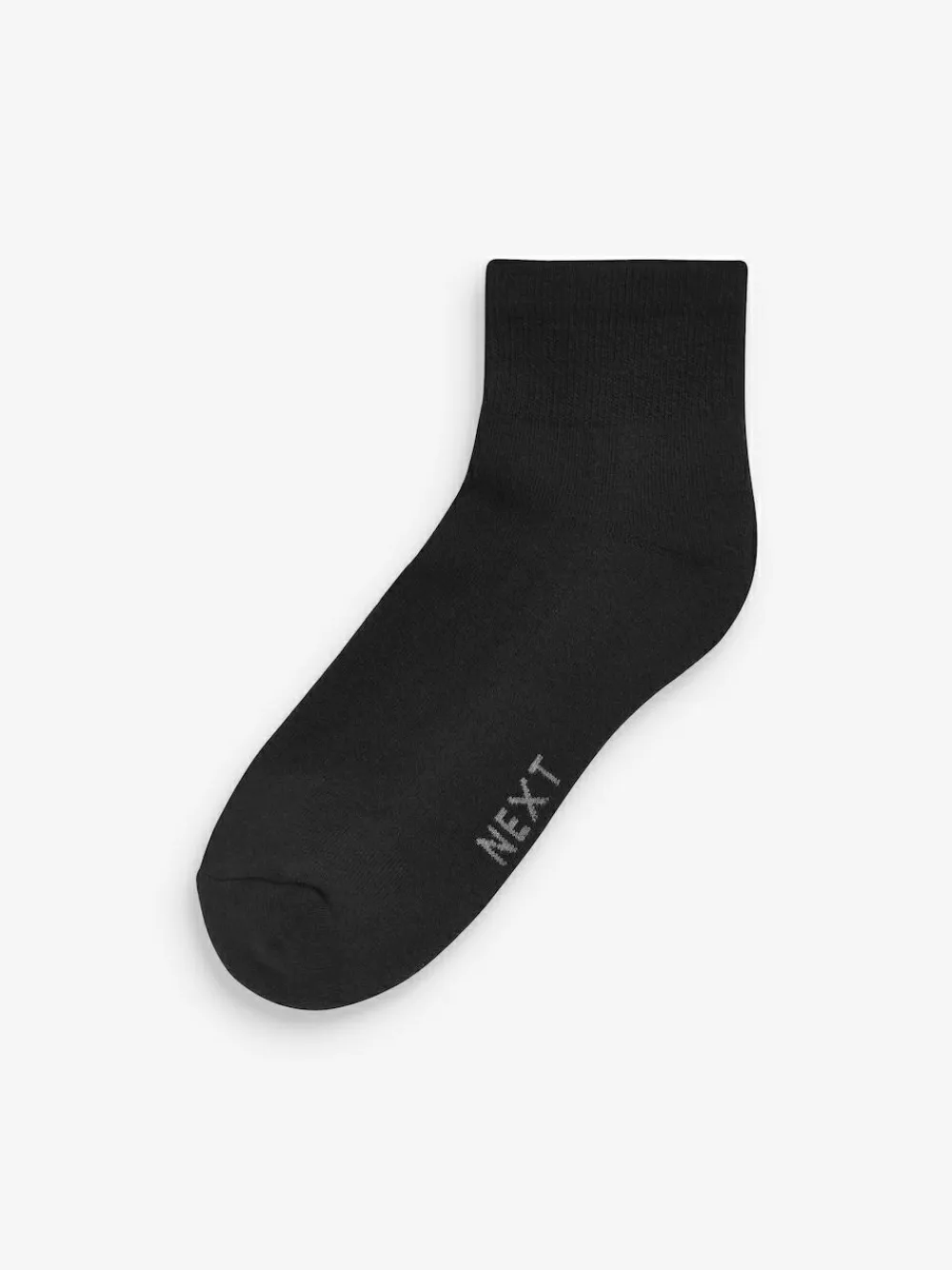 Clearance Next 10 Pack Cushioned Mid Trainer Socks Black