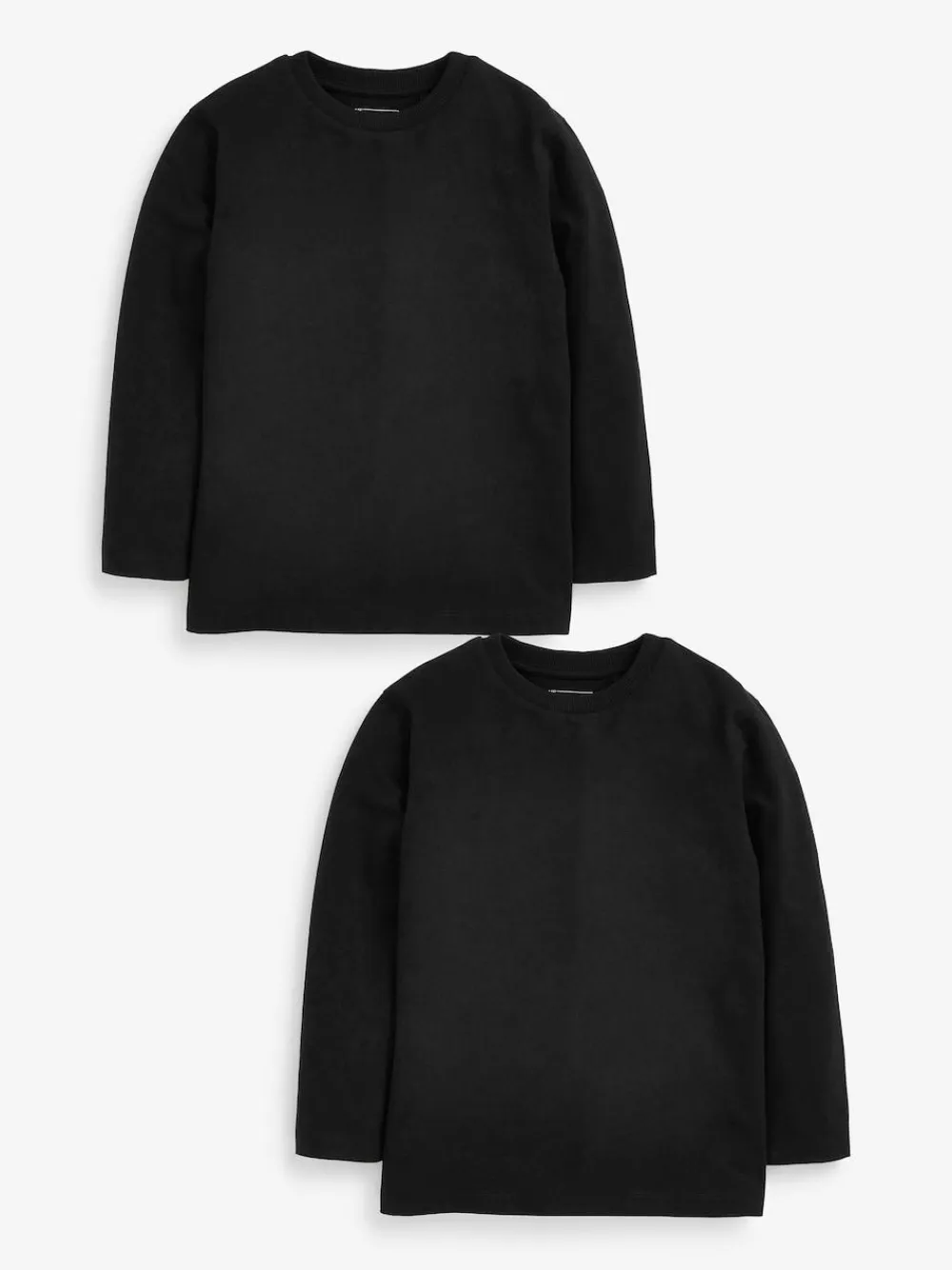 Sale Next 2 Pack Long Sleeve T-Shirts (3-16yrs) Black