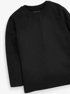 Sale Next 2 Pack Long Sleeve T-Shirts (3-16yrs) Black