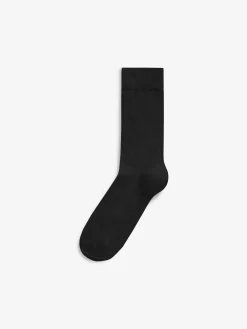 Next Black 18 Pack Mens Cotton Rich Socks^ Socks|Socks