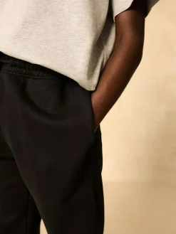 Next Black 1 Pack Non Cuff Regular Fit Joggers (3-16yrs)^BOY Sweat Pants