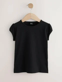 Hot Next Black 2 Pack Puff Sleeve T-Shirts (3-16yrs)