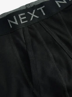 Next Black 15 Pack Sports Longer Length A-Front Boxers^ Underwear|Underwear
