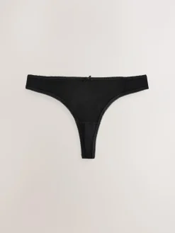 Next Thong Cotton Rich Knickers 7 Pack^Women Panties|All Lingerie