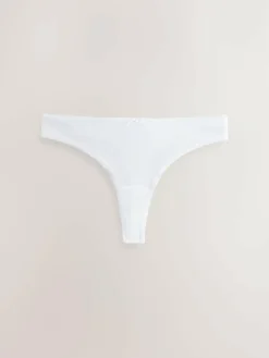 Next Thong Cotton Rich Knickers 7 Pack^Women Panties|All Lingerie