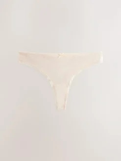 Next Thong Cotton Rich Knickers 7 Pack^Women Panties|All Lingerie