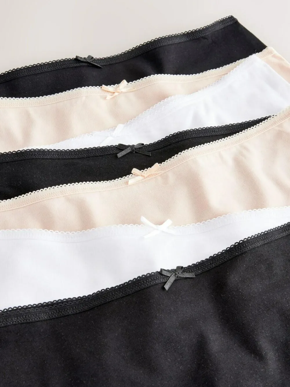 Next Midi Cotton Rich Knickers 7 Pack^Women Panties|All Lingerie