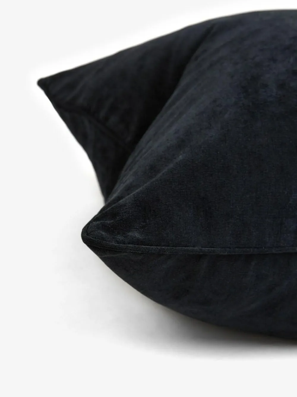 Discount Next Black 59 x 59cm Soft Velour Cushion